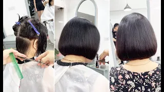 Beautiful Classic Bob Haircut Tutorial with Layers  Layered Bob Hair Cutting Tips