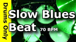 12/8 Slow Blues Drum Beat 70 BPM  - JimDooley.net