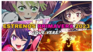 ESTRENOS DE ANIME PRIMAVERA 2023 ¿QUE VERÉ/REACCIONARÉ? + RECOMENDACIONES/ANIME SPRING 2023