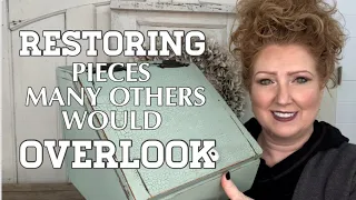 RESTORING PIECES MANY PEOPLE WOULD OVERLOOK  | TRASH TO TREASURE | GOODWILL FINDS