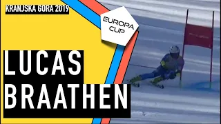 Lucas BRAATHEN - EUROPA CUP GS Kranjska Gora 2019