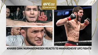 Coach Khabib Cam: Nurmagomedov reacts to Islam Makhachev's UFC fights | UFC 280 | BT Sport