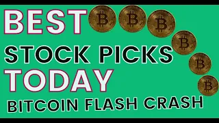 Bitcoin Suffers Flash Crash After COIN IPO | Crypto Stocks