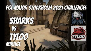 Sharks vs TYLOO Highlights /  at PGL Major Stockholm 2021 Challengers Stage