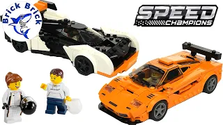LEGO Speed Champions 76918 McLaren Solus GT & McLaren F1 LM  - Speed Build Review