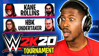 WWE 2K20 But I Drafted Random Tag Teams To My Tournament!