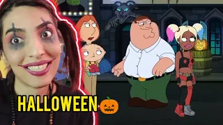 FAMILY GUY HALLOWEEN " ROBERTA DRESSES UP AS HARLEY QUINN