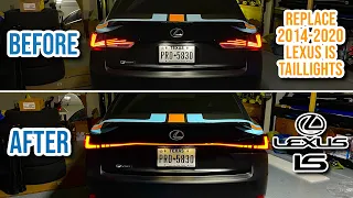 Update/Replace 2014-2020 Lexus IS Taillights