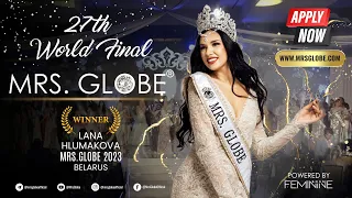 The big International Final of Mrs  Globe 2023 pageant