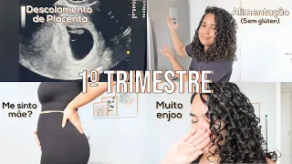 Primeiro trimestre | Descolamento de placenta, Enjoos, Dificuldades dos três meses de gravidez