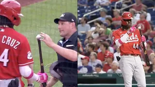 Elly De La Cruz ACCUSED Of Using Illegal Bat + Elly TAUNTS Nats Manager After Homer! Nats-Reds