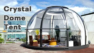 Moxuanju Glamping Tent - Crystal Dome Tent | Polycarbonate Clear Dome | Transparent Glamping Dome
