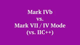 Mesa Boogie Mark VII vs an original Mark IV!  (..with special guest IIC++)