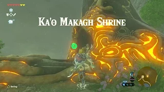 Zelda: BOTW - 35/120 (Ka'o Makagh Shrine) Lake Tower Region