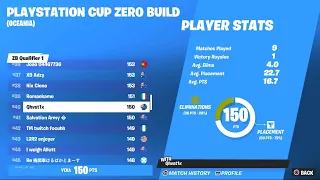 How I Qualified To The Zero Build PlayStation Cup Finals! [Guaranteed $100]