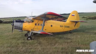 AWESOME Antonov AN-2 crop dusting