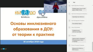 Вебинар Основы инклюзивного образования в ДОУ от теории к практике