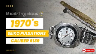 A rare Seiko caliber 6139 Pulsations Chronograph!