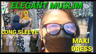 ELEGANT MUSLIM  LONG SLEEVE MAXI DRESS BANGKOK[THAILAND #Philippines