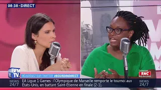 Sibeth Ndiaye, porte-parole du gouvernement, était face à Apolline De Malherbe ce 22 juillet