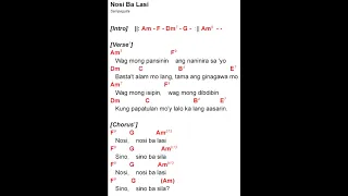 Nosi Ba Lasi | lyrics and chords | Sampaguita