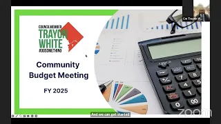 Community Budget Conversation on FY25