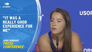 Jodie Burrage Press Conference | 2023 US Open Round 2