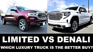 2022 Ram 1500 Limited VS 2022 GMC Sierra 1500 Denali: Has GMC Beat Ram At Their Own Game?