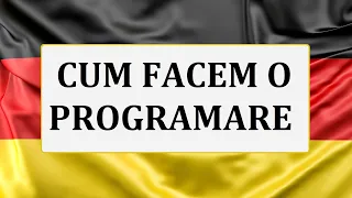 Invata Germana | Cum facem o programare in limba germana?