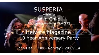 Susperia - Wild Child | Live @ Helvete Magazine 10 year anniversary party 20.09.14 - Oslo - Norway