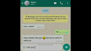 Can you swim? 🙂 Sigma Reply