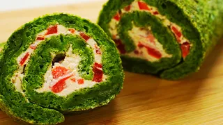 Spinach Roulade | Tasty and healthy appetizer