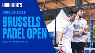 Highlights 🚹 Round of 32 (2) Circus Brussels Padel Open 2023