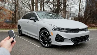 2022 Kia K5 GT Line: Start Up, Test Drive, Walkaround, POV and Review