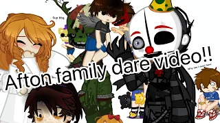 Afton Family Dares & Questions! (Part 1) 2k Special 🎉🎊