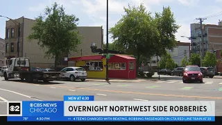 4 overnight armed robberies on the Northwest Side