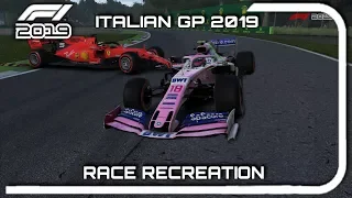 F1 2019 GAME: RECREATING THE 2019 ITALIAN GP