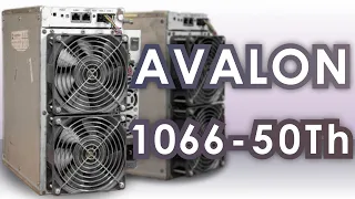 CANAAN AVALON 1066 - 50Th/s | ОБЗОР | ДОХОДНОСТЬ | ЭНЕРГОЭФФЕКТИВНОСТЬ АСИКА