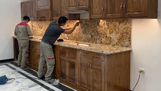 Amazing Design Ideas Woodworking Project Most Worth Watching - Build A Luxury Wooden Kitchen Cabinet