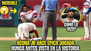 La JUGADA más LOCA y ÉPICA de RONALD ACUÑA JR NUNCA ANTES VISTA en TODA la HISTORIA | MLB