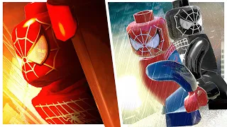 Raimi Trilogy Posters in LEGO - Spider-Man