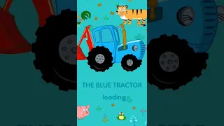 THE BLUE TRACTOR | IN THE FIELDS | Nursery rhymes and kids songs #traktorsawah