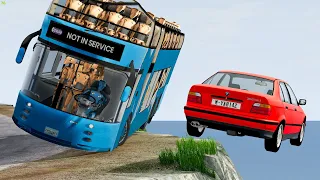 Cliff Drops Car Crashes #25 - BeamNG Drive | CRASHdriven