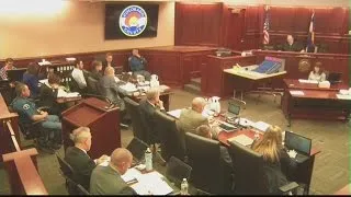 Defense motion for mistrial after doctor's testimony denied in theater shooting trial