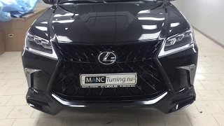 Установка обвеса TRD Superior и антихром на Lexus LX 450 d