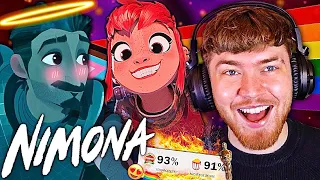 NIMONA (2023) is GAY ANIMATED PERFECTION!! | *First Time Watching* | MOVIE REACTION