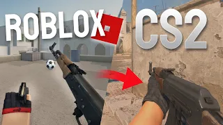 ROBLOX CSGO Player Tries REAL CS2 for the First Time | Counter Blox Player