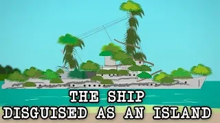 The Ship that escaped capture disguised as a tropical island