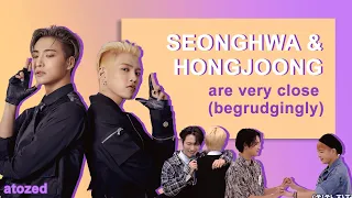 Seonghwa & Hongjoong are begrudgingly close