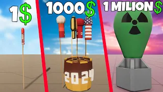 ❄️ FAJERWERKI ZA $1 vs ZA $1,000,000!?